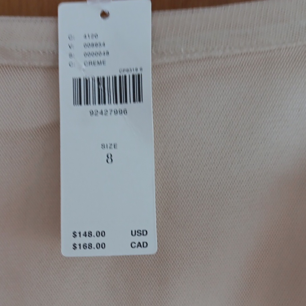 Maeve Cream and Red A-Line Midi Skirt - Picture 2 of 7
